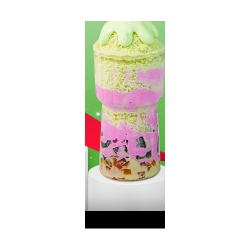 Trà Sữa Oolong Kiwi Cream