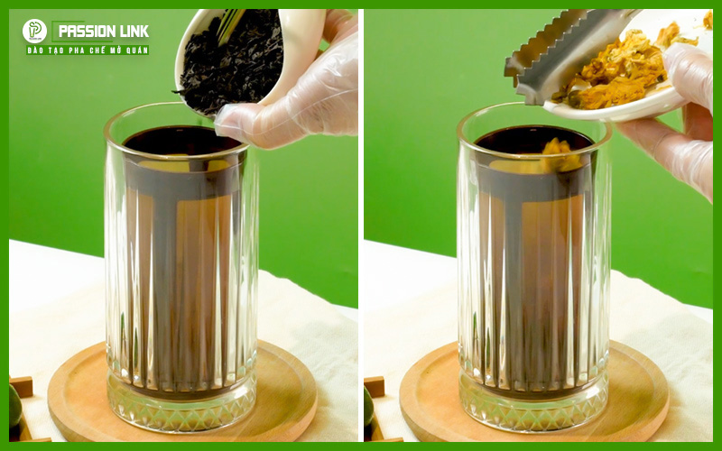 cách pha trà hoa cúc tắc muối