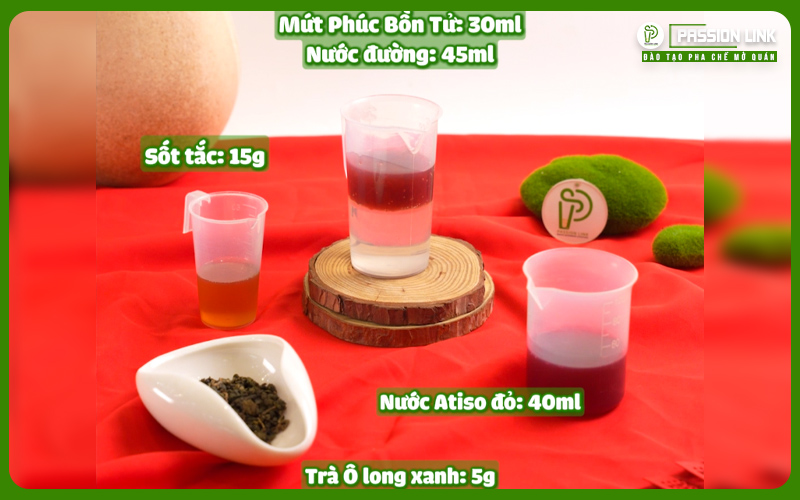 công thức ô long lạc thần raspberry