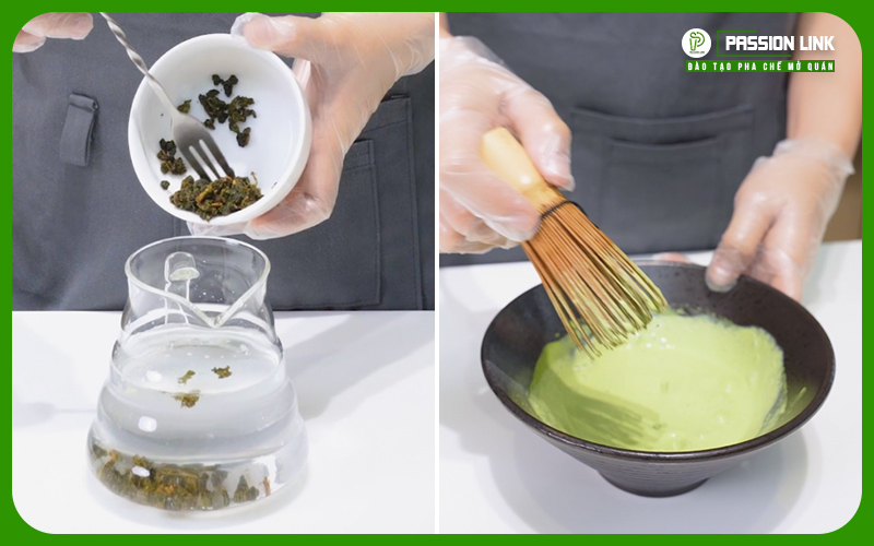 công thức olong matcha coco cream