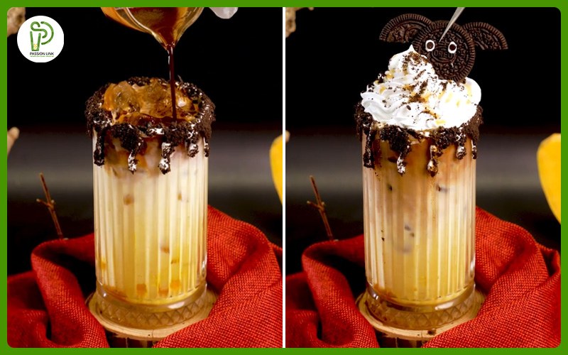 công thức pumpkin latte halloween