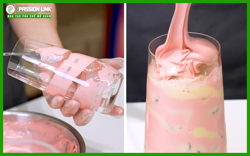 công thức trà sữa kem táo