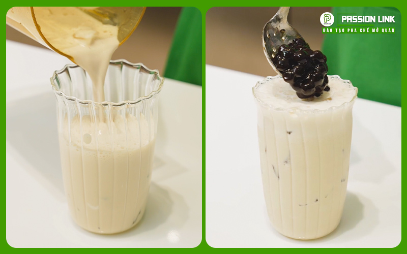 công thức trà sữa long nhãn