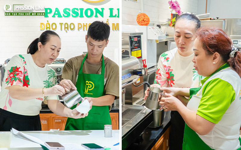 học pha cà phê máy mở quán thương hiệu