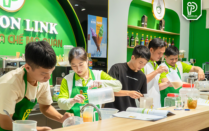 học pha chế mở quán cafe mở quán xe đẩy