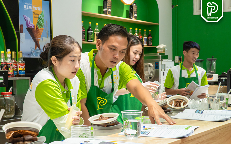 học pha chế trà sữa mở quán xe đẩy