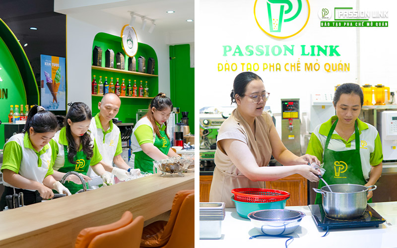 học pha chế trà sữa chuyên nghiệp passion link