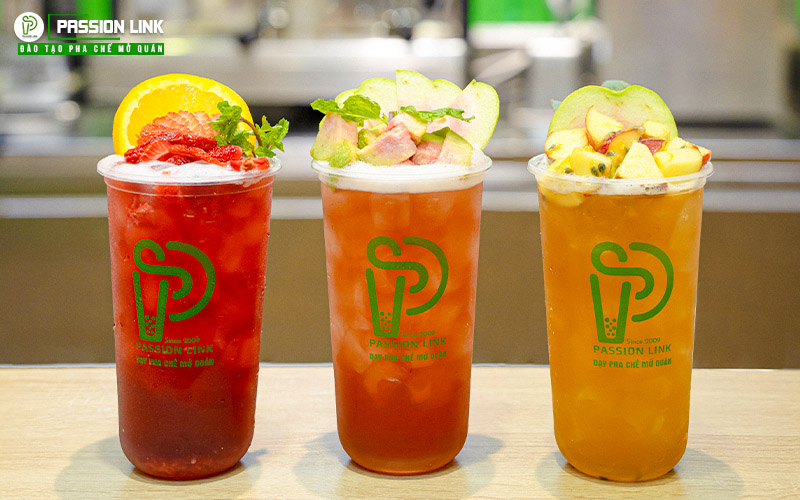 làm trà trái cây tươi ngâm đường