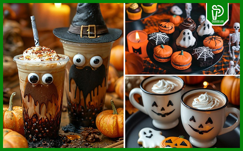 menu đồ uống halloween