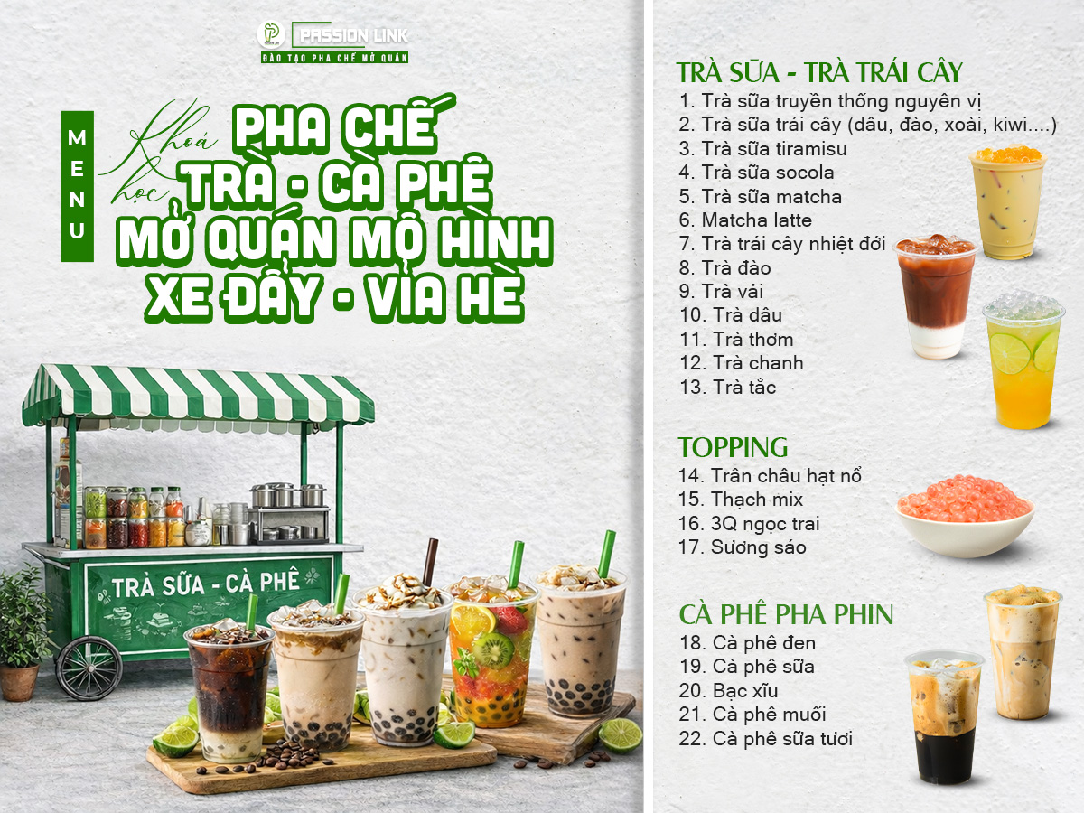 menu khoá khởi nghiệp xe đẩy