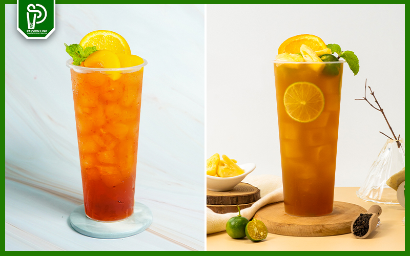 pha chế trà trái cây ngon mở quán xe đẩy