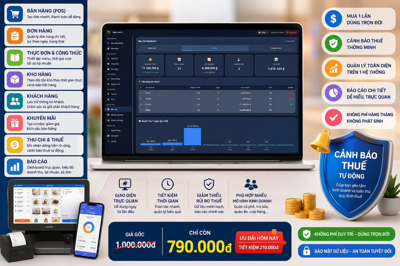 phần mềm bán hàng pos tax