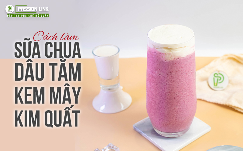 sữa chua dâu tằm kem mây kim quất
