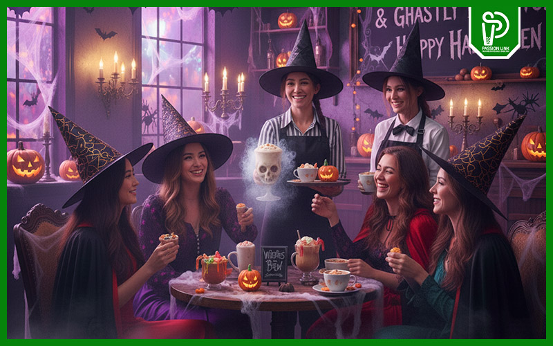 tạo sự kiện halloween