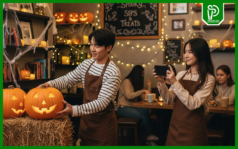 tạo video halloween