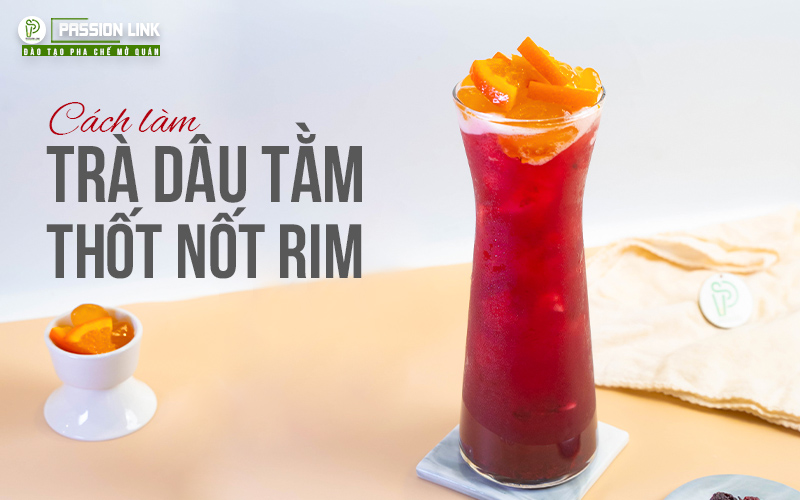 trà dâu tằm thốt nốt rim