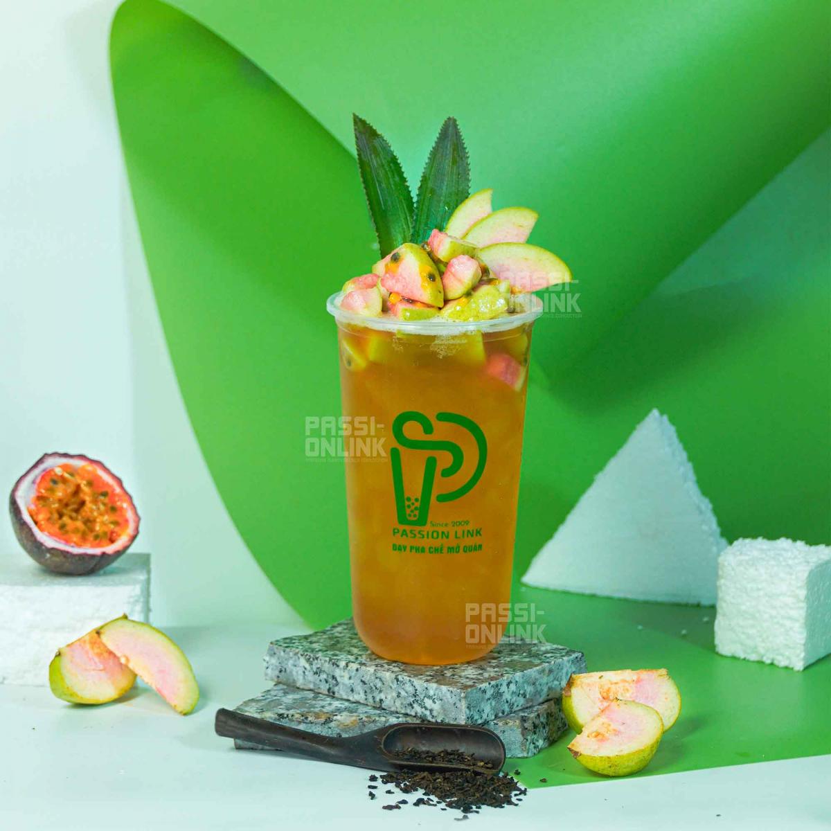 trà ổi hồng chanh dây