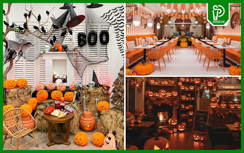 trang trí halloween
