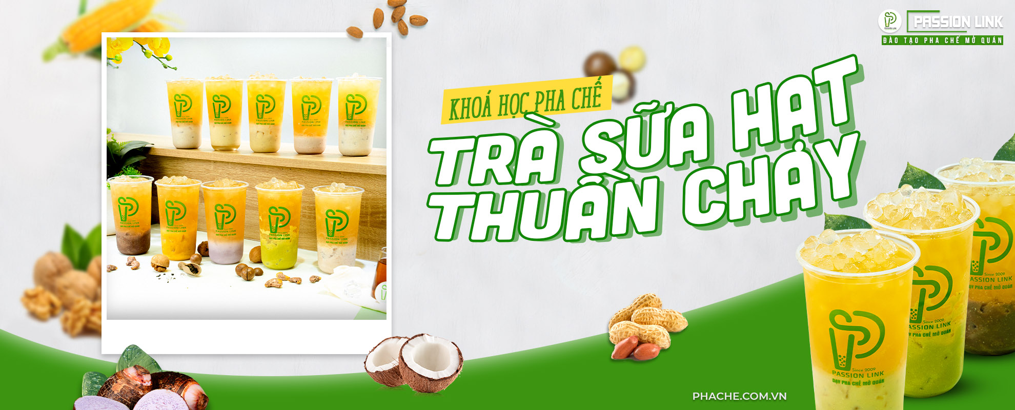 KHÓA HỌC PHA CHẾ TRÀ SỮA HẠT THUẦN CHAY