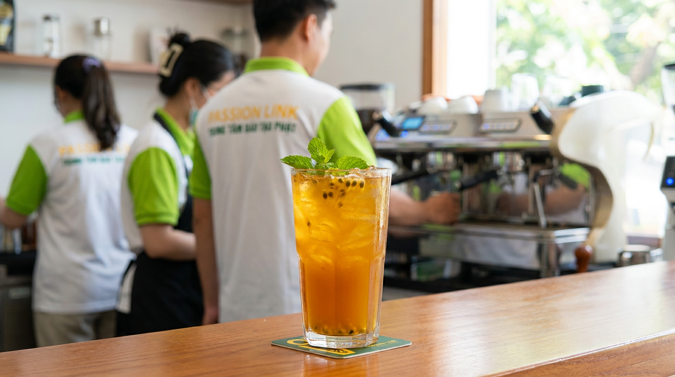 3. Bảng Định Lượng & Phân Tích Chi Phí Giá Vốn (Cost < 30%, Lợi Nhuận > 70%) - Học Viện Pha Chế Passion Link