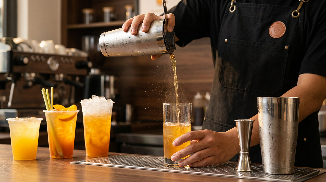 Công Thức Trà Ô Long Lài Sữa Tươi Thanh Mát Tối Ưu Tốc Độ Ra Món Giờ Cao Điểm